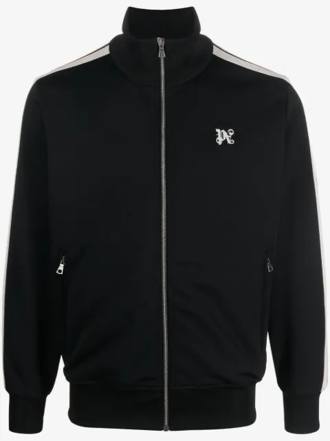 Palm Angels monogram-embroidered track jacket