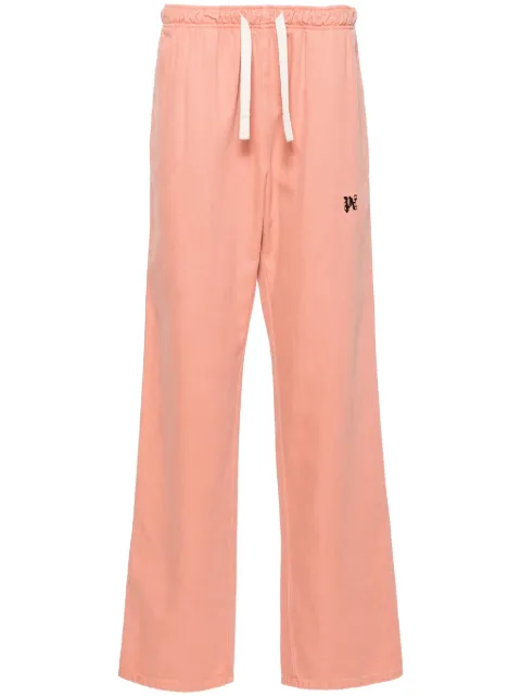 Palm Angels mid-rise straight-leg trousers