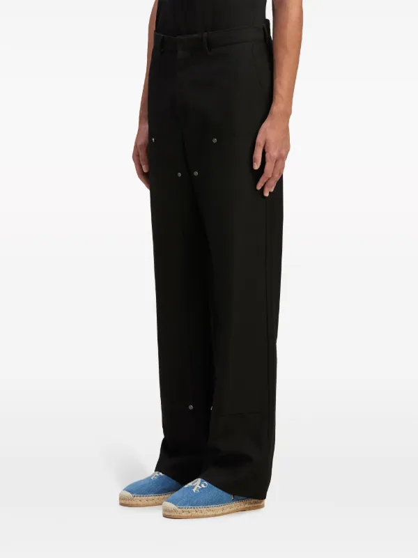 Palm Angels Monogram Workwear Trousers | Black | FARFETCH Palm Angels Monogram Workwear Trousers | Black | FARFETCH