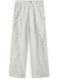 Palm Angels patch-pocket wide-leg trousers - Grey