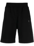 Palm Angels monogram-appliqu� track shorts - Black
