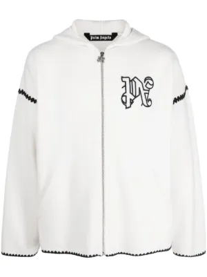 PALM ANGELS モノグラム ステートメント ジャージー パーカー Palm Angels パームエンジェルス 20SS FRONT OVER LOGO HOODIE