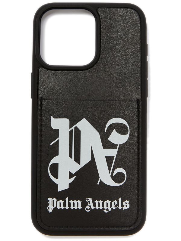 Palm Angels Monogram iPhone 15 Pro Max Case Farfetch