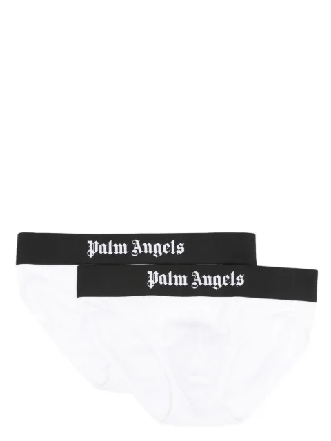 Palm Angels logo-print briefs (pack of two)