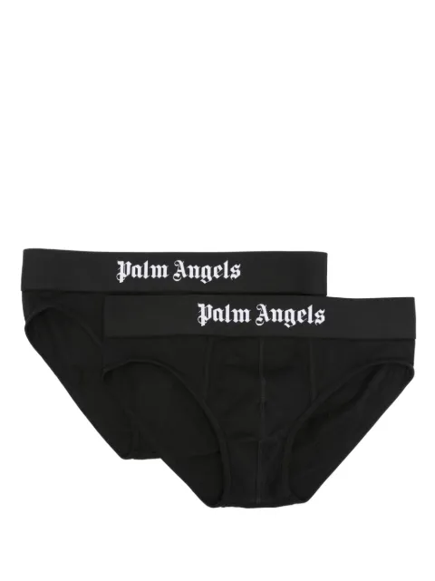 Palm Angels logo-print briefs (pack of two)