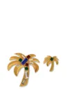 Palm Angels Palm rhinestone-embellished earrings - Gold