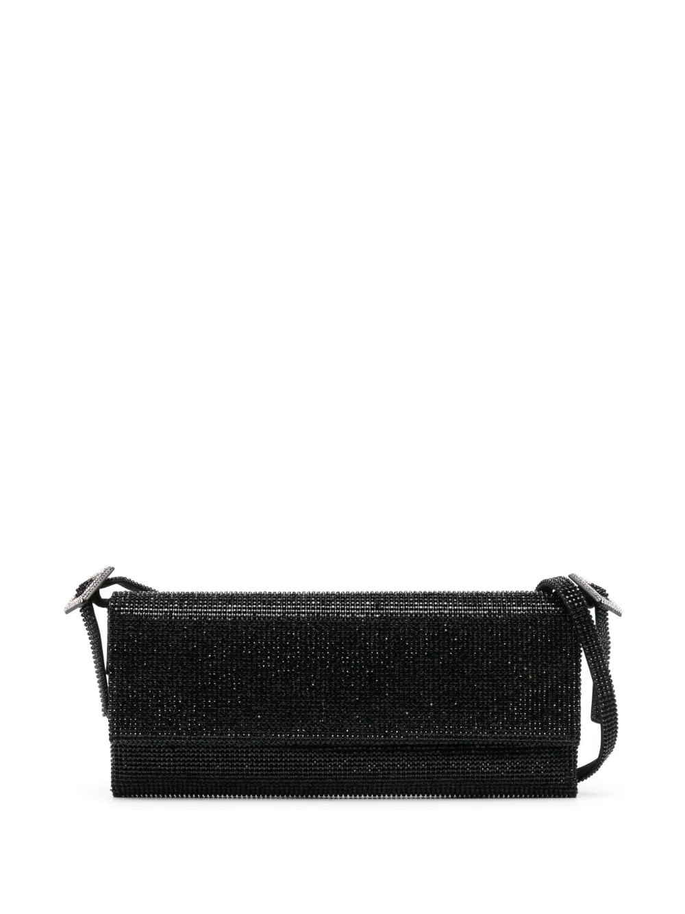 Benedetta Bruzziches Vittissima La Grande rhinestone-embellished shoulder bag | Black | Image 1