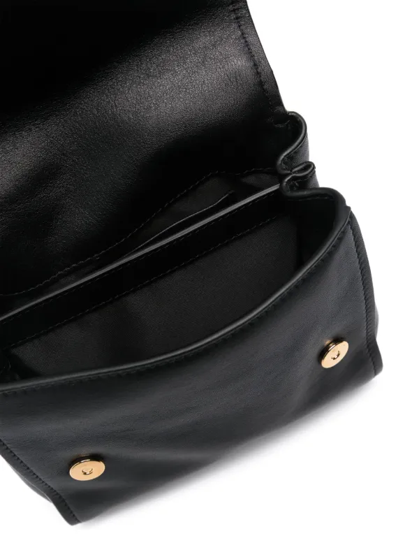 トートバッグ Moschino Leather Bag. Moschino Morphed Buckle Leather Tote Bag | Black | FARFETCH