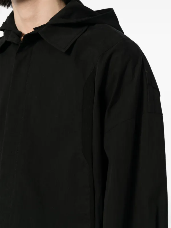 Hooded on sale shirt jacket