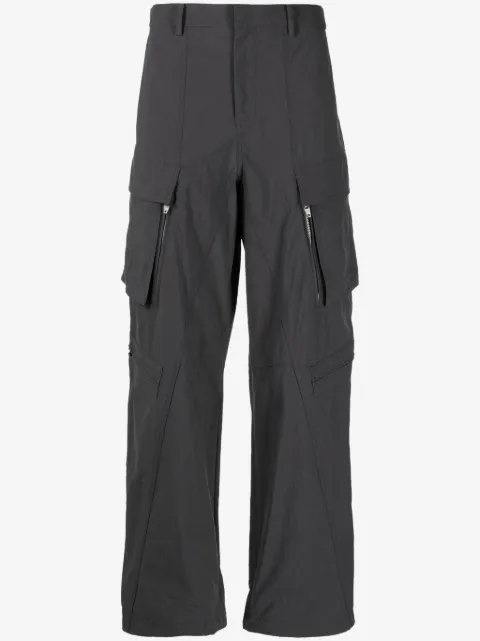 Juun.J mid-rise wide-leg cargo trousers