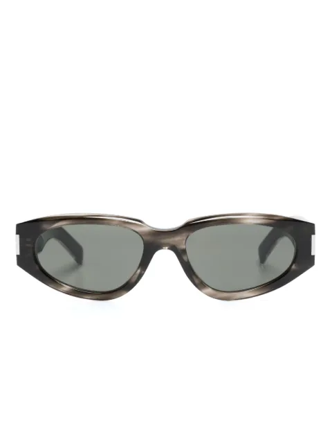 Saint Laurent Eyewear lunettes de soleil à monture ovale 