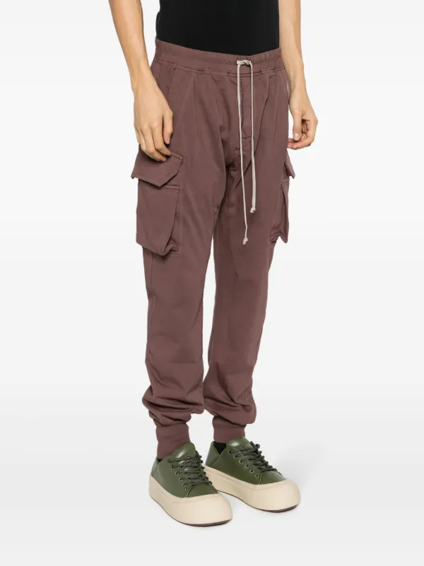 Rick Owens DRKSHDW Mastodon Cut Organic Cotton Track Pants - Farfetch