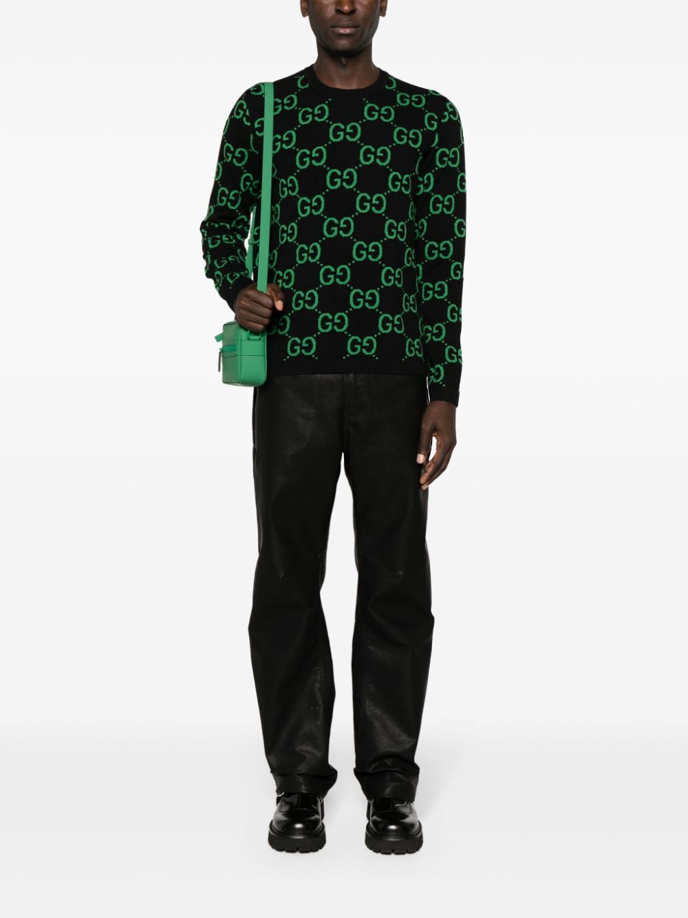 Gucci GG-jacquard Wool Jumper - Farfetch