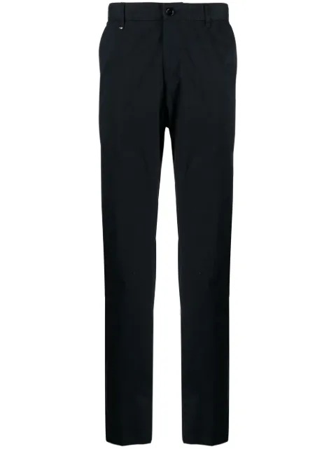 BOSS cotton-blend straight-leg trousers