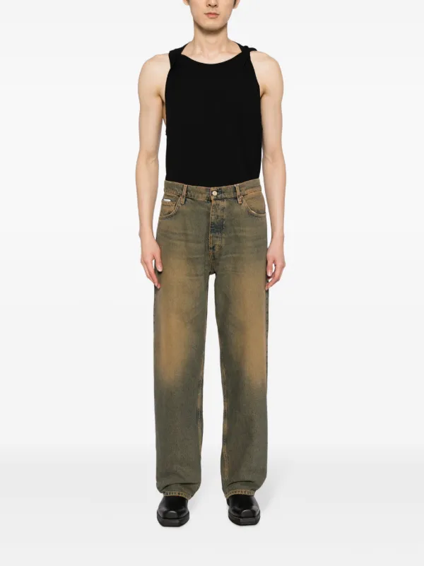 EYTYS Benz Bleached wide-leg Jeans | Black | FARFETCH JO