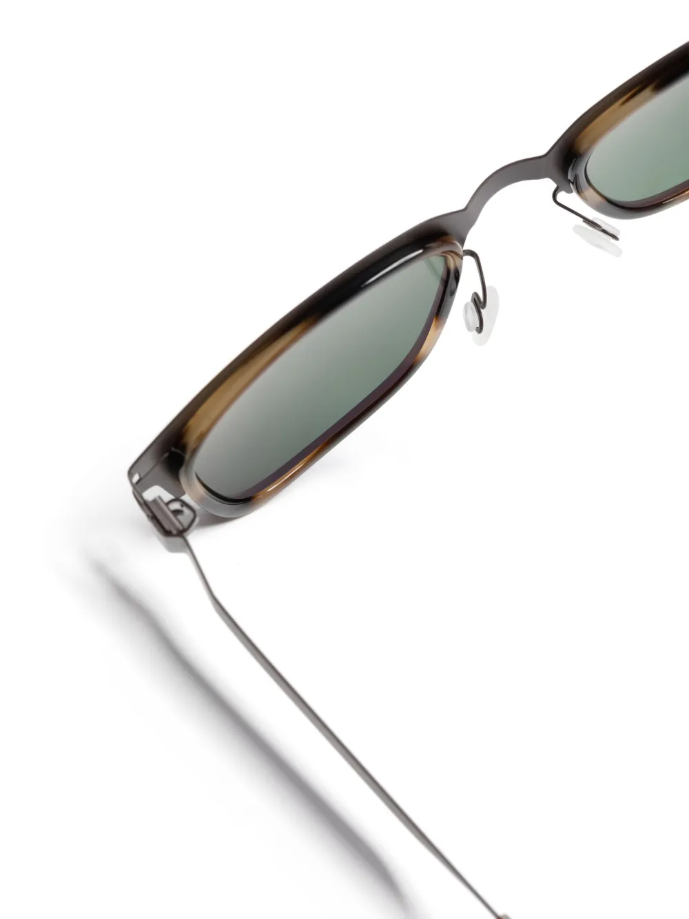 Mykita Raymond zonnebril met vierkant montuur Bruin