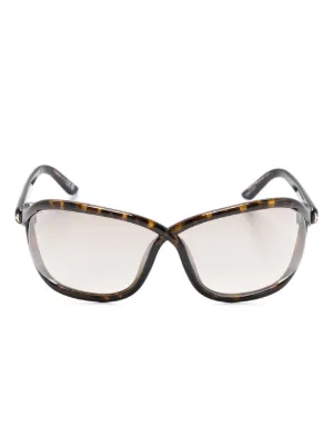 Balenciaga Eyewear Side Xpander キャットアイ サングラス | ブラウン