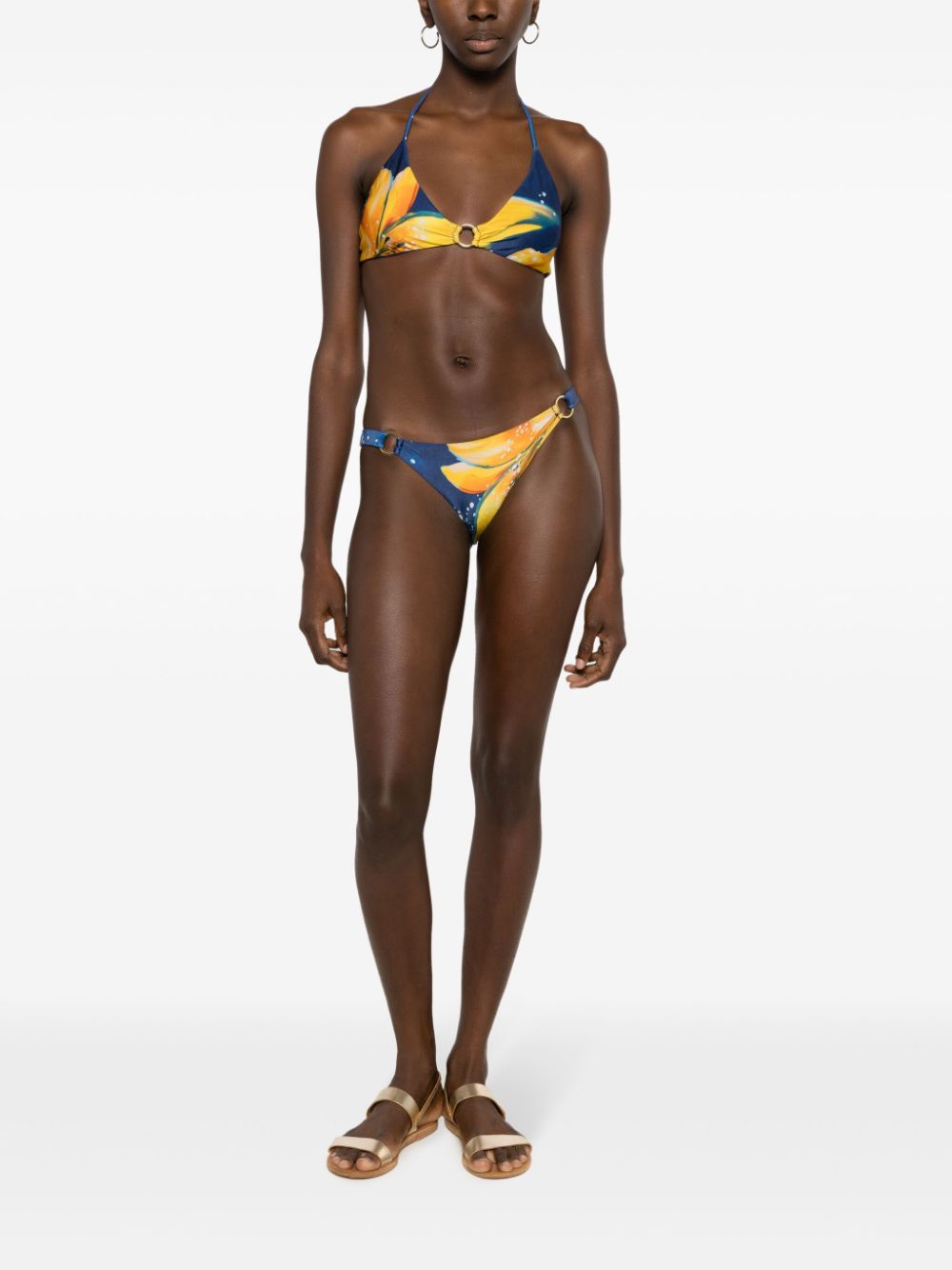 Lenny Niemeyer Triangel bikinitop - Blauw