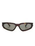 Saint Laurent Eyewear Nova tortoiseshell sunglasses - Brown