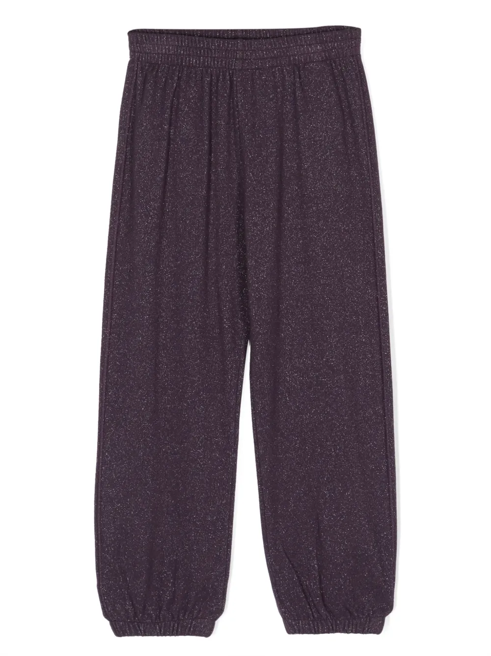 Caffe' D'orzo Broek met elastische tailleband Paars
