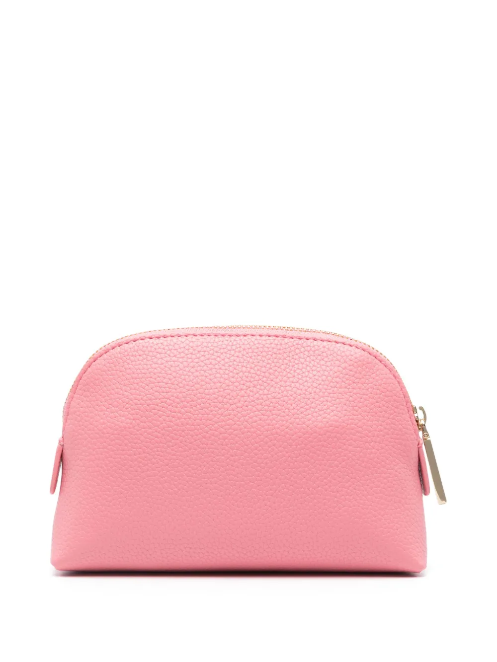 Chiara Ferragni Eyelike motif-embroidered pebbled make-up bag - Roze