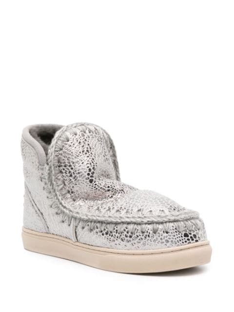 Eskimo textured-finish boots