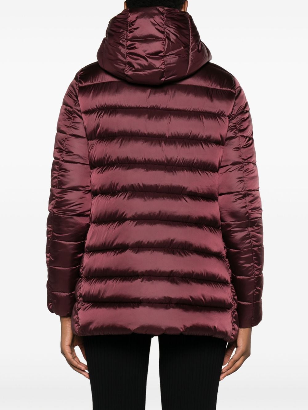 Shop Save The Duck Drimia Hooded Puffer Jacket In Red