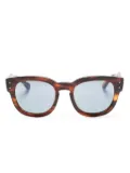 Ray-Ban Mega Hawkeye square-frame sunglasses - Brown