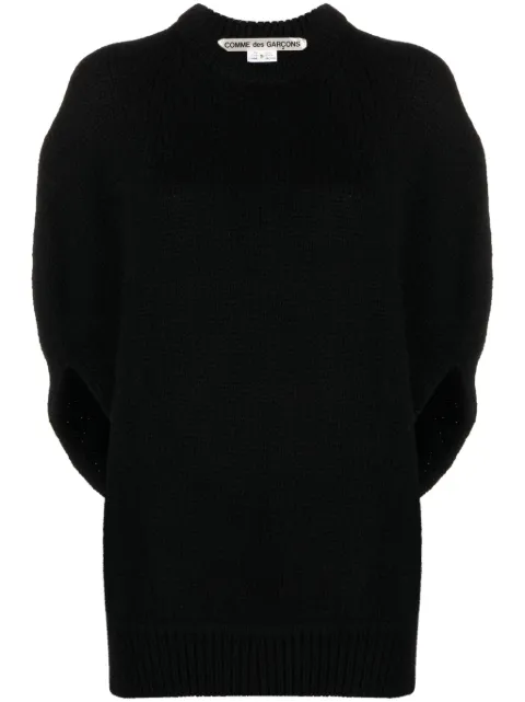 Comme Des Garçons short-sleeve wool jumper