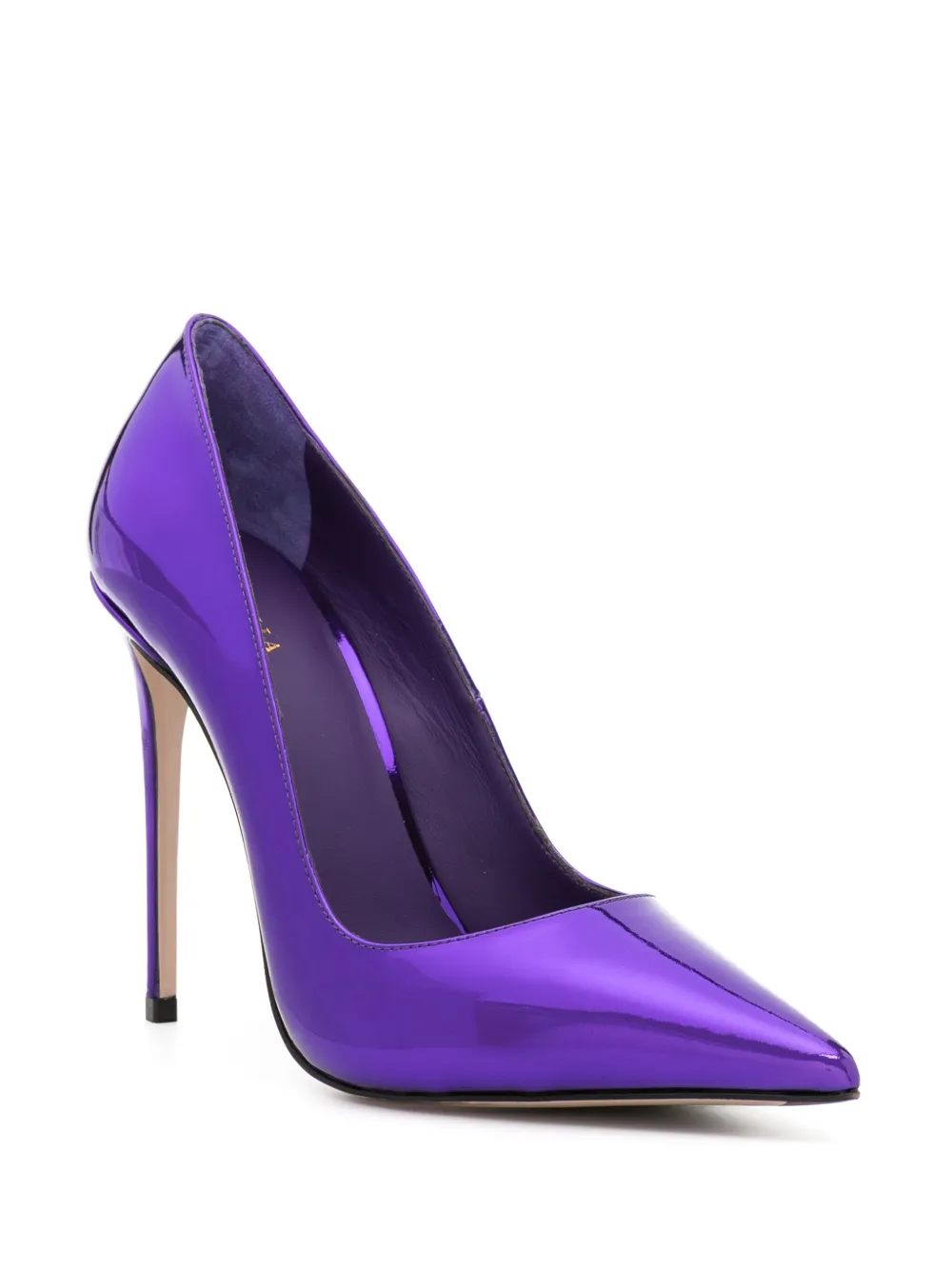 Le Silla Eva 120mm leather pumps - Paars