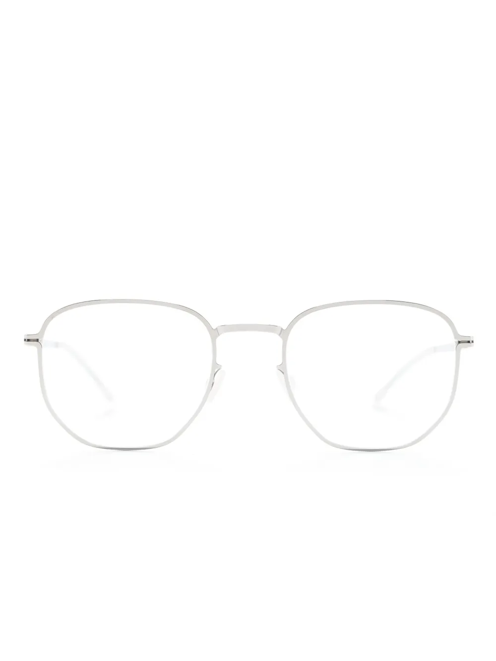 Mykita Ryker square-frame metal glasses | Silver | Image 1