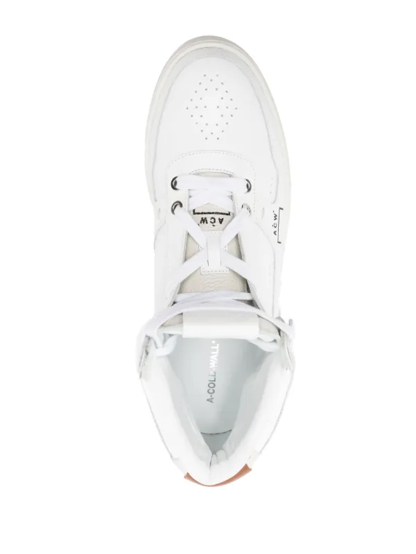 スニーカー Luol Hi Top Sneakers - A Cold Wall - Leather - White A-COLD-WALL* Luol high-top Leather Sneakers | White | FARFETCH