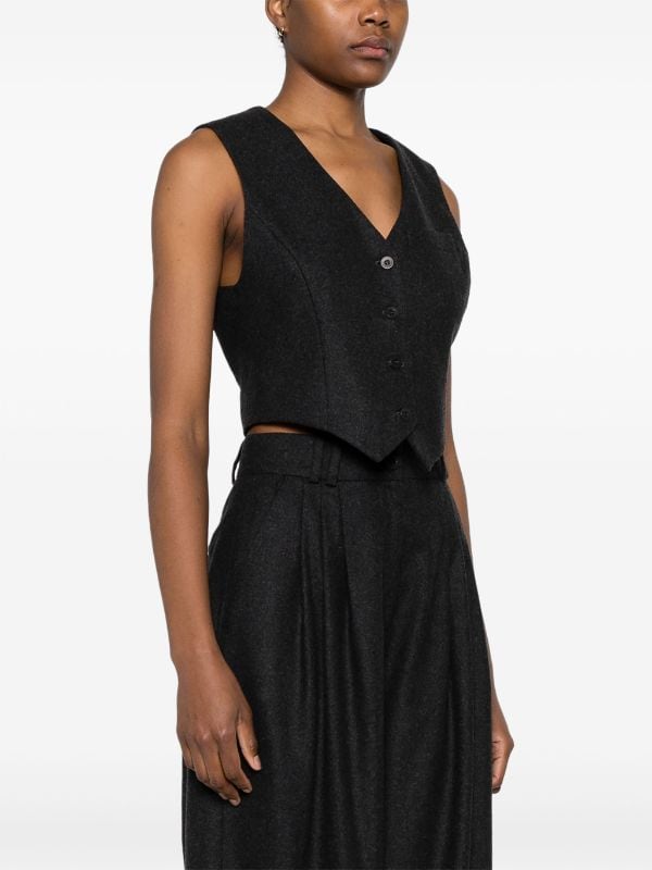 Claudie Pierlot single breasted Waistcoat Farfetch