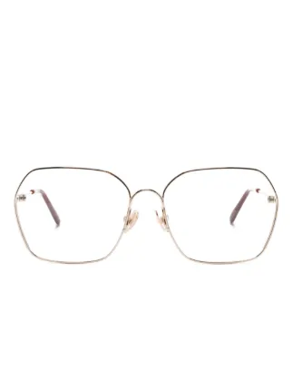 Chloe Eyewear Metal geometric frame Glasses FARFETCH KZ