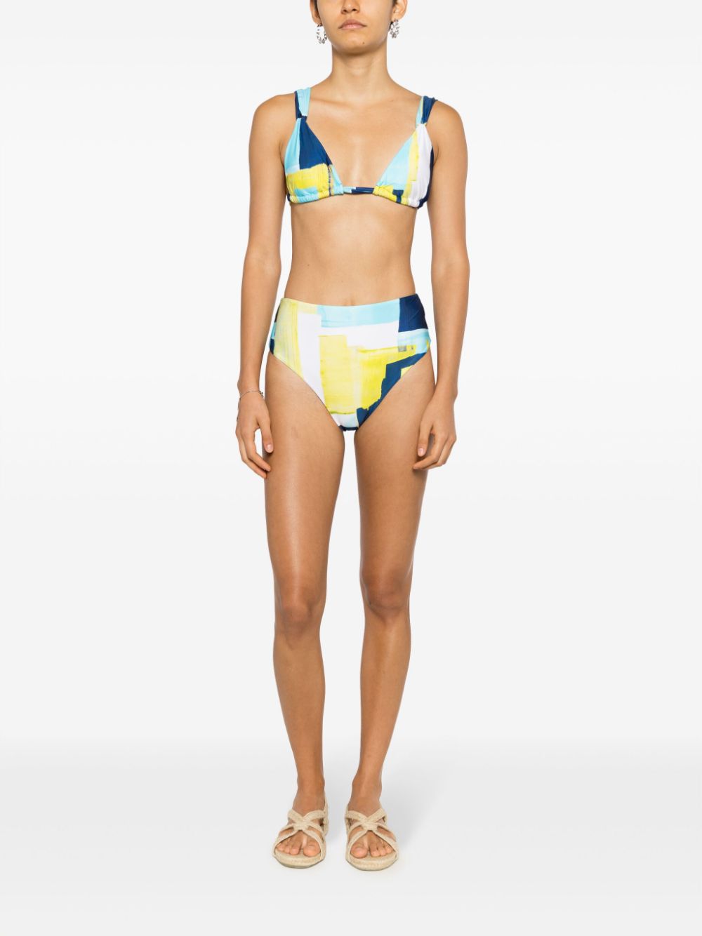 Lenny Niemeyer Bikinislip met abstract patroon - Veelkleurig