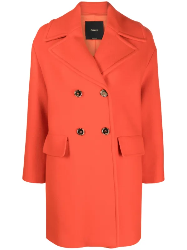 Orange 2025 pea coat