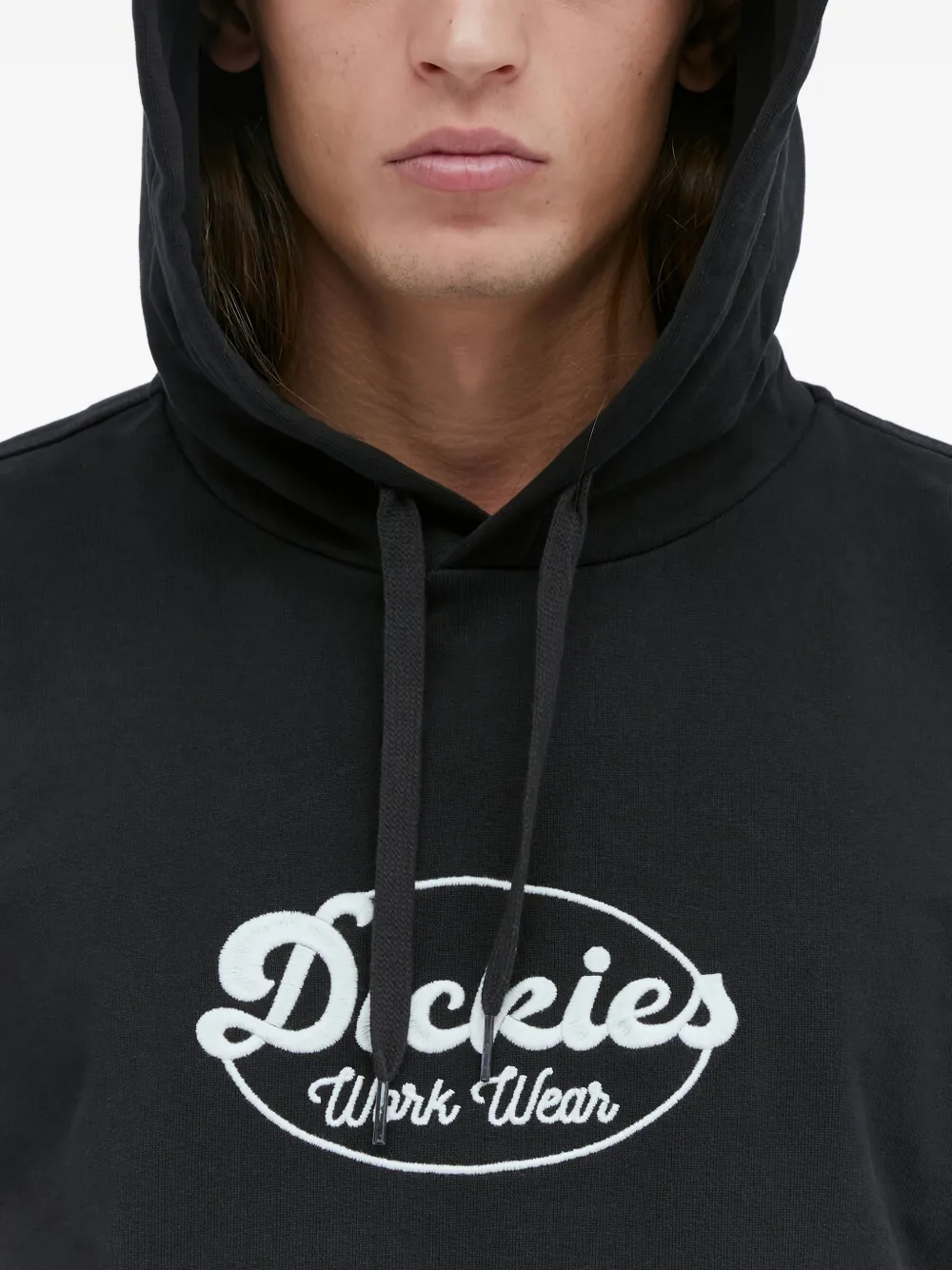DICKIES Sweater met logodetail en capuchon Zwart