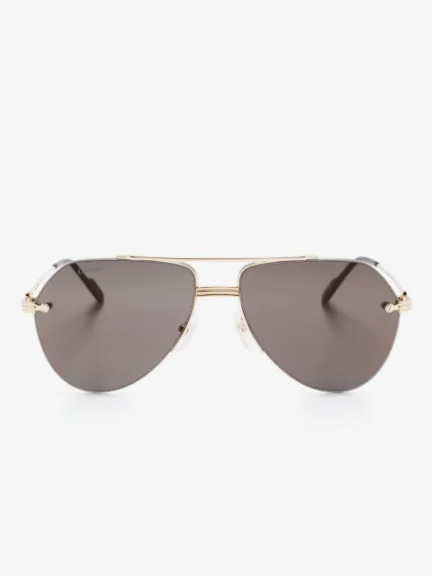 Cartier Eyewear Première de Cartier pilot-frame sunglasses