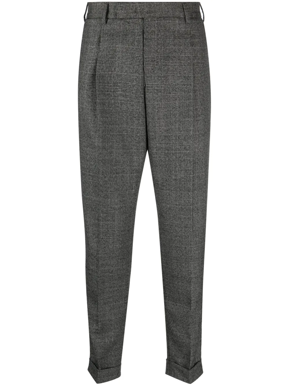 PT Torino Geruite broek Zwart