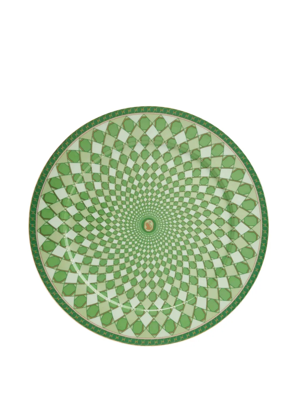 Rosenthal Signum Fern Service Plate In Green