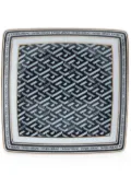 Versace small La Greca porcelain plate - Black