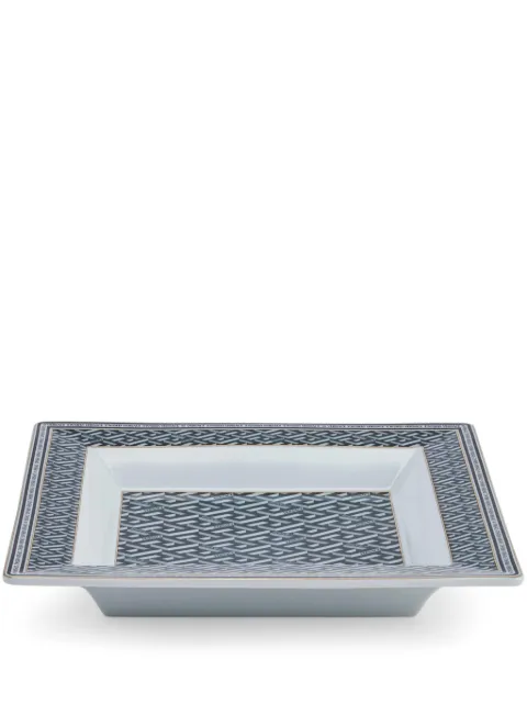 Versace La Greca Signature porcelain platter bowl