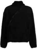 Post Archive Faction off-centre hooded jacket - Black