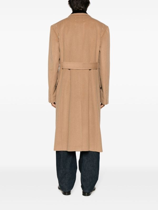 Maison Margiela four-stitch double-breasted Coat - Farfetch