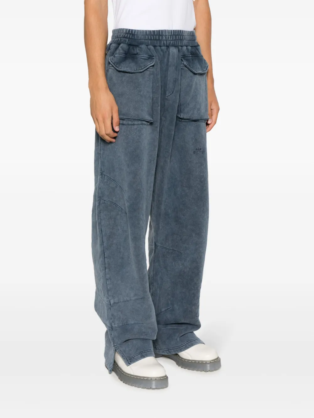 A-cold-wall* Uniform Jersey Track Pants In Blue