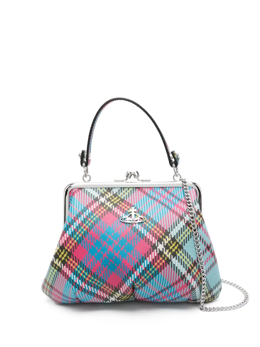 Vivienne Westwood Orb logoplaque Tartan Crossbody Bag Farfetch