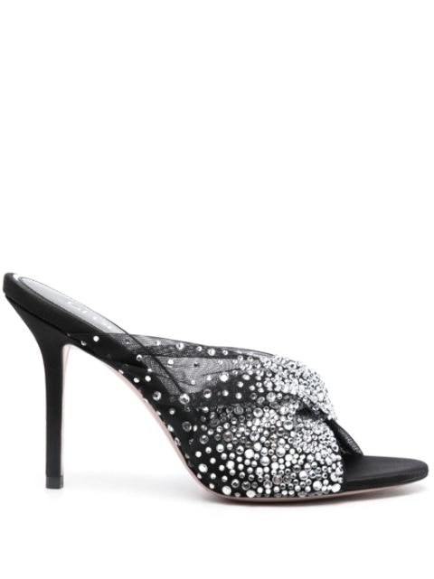 Gedebe Mariel 100mm crystal-embellished sandals