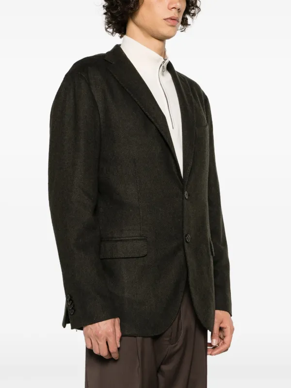 Mens black hot sale linen blazer