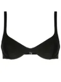 Lenny Niemeyer half-cup textured bikini top - Black
