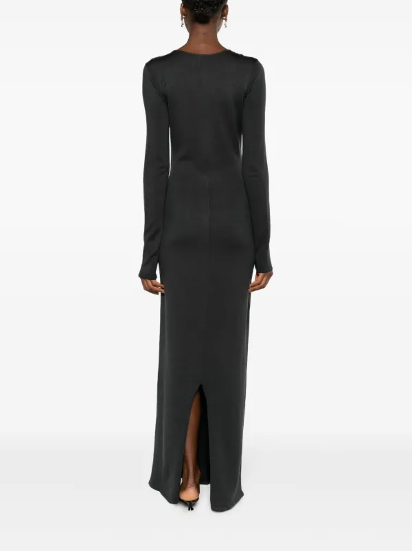 magda butrym grey dress Magda Butrym sequin-embellished Maxi Dress | Grey